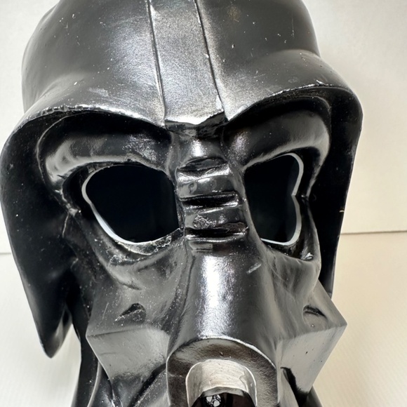 Vintage 1995 Darth Vader Star Wars Lucas Film Ltd. Full Head Latex Mask Rare - Picture 3 of 9